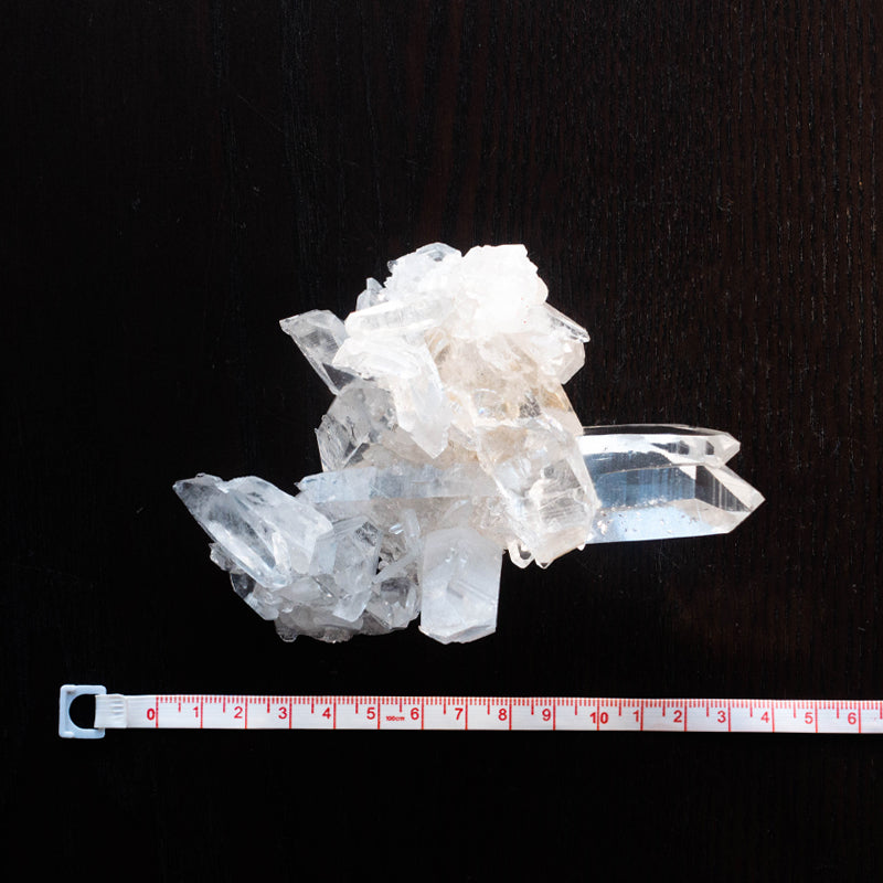 ブラジル産 水晶AAAAAクラスター 305g/125mm×90mm《タントリックツイン/タビュラー/レインボー入》