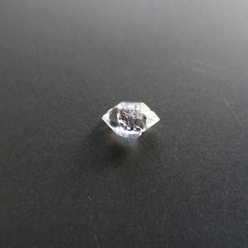 ハーキマーダイヤモンド原石No.4 《小粒/クリア/レア!》1.3g/16mm