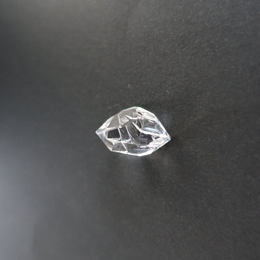 ハーキマーダイヤモンド原石No.5《小粒/クリア/レア!》1.6g/16mm