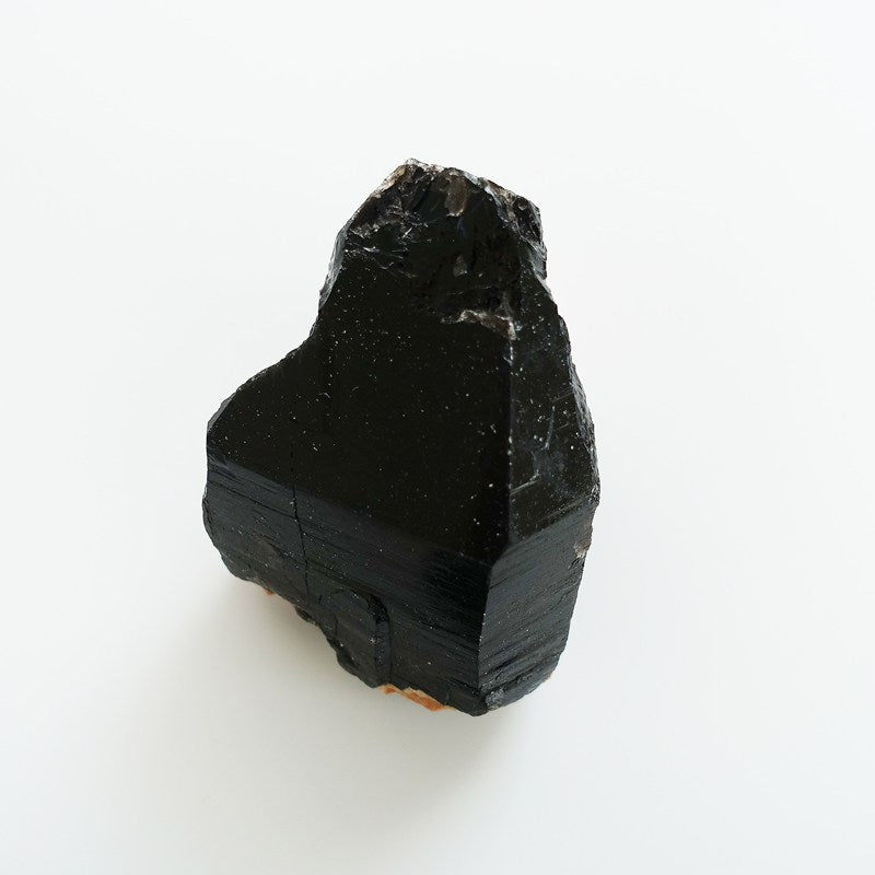 希少！天然モリオン（黒水晶）原石ポイント 231.3g/88mm《非加熱/長石共生》中国山東省産