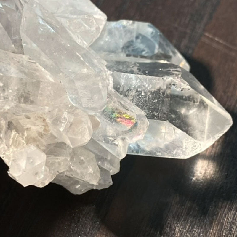 トマスゴンサガ産 水晶SAクラスター35g/W48mm《レインボー》 – 【クォーツ専門店】Crystal Terrace