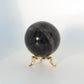 モリオン（黒水晶）丸玉《53mm球/金色台座付》チベット産